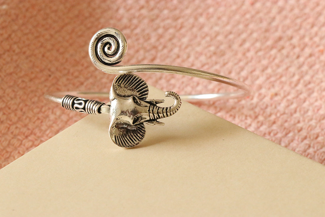 Elephant Bangle Bracelet