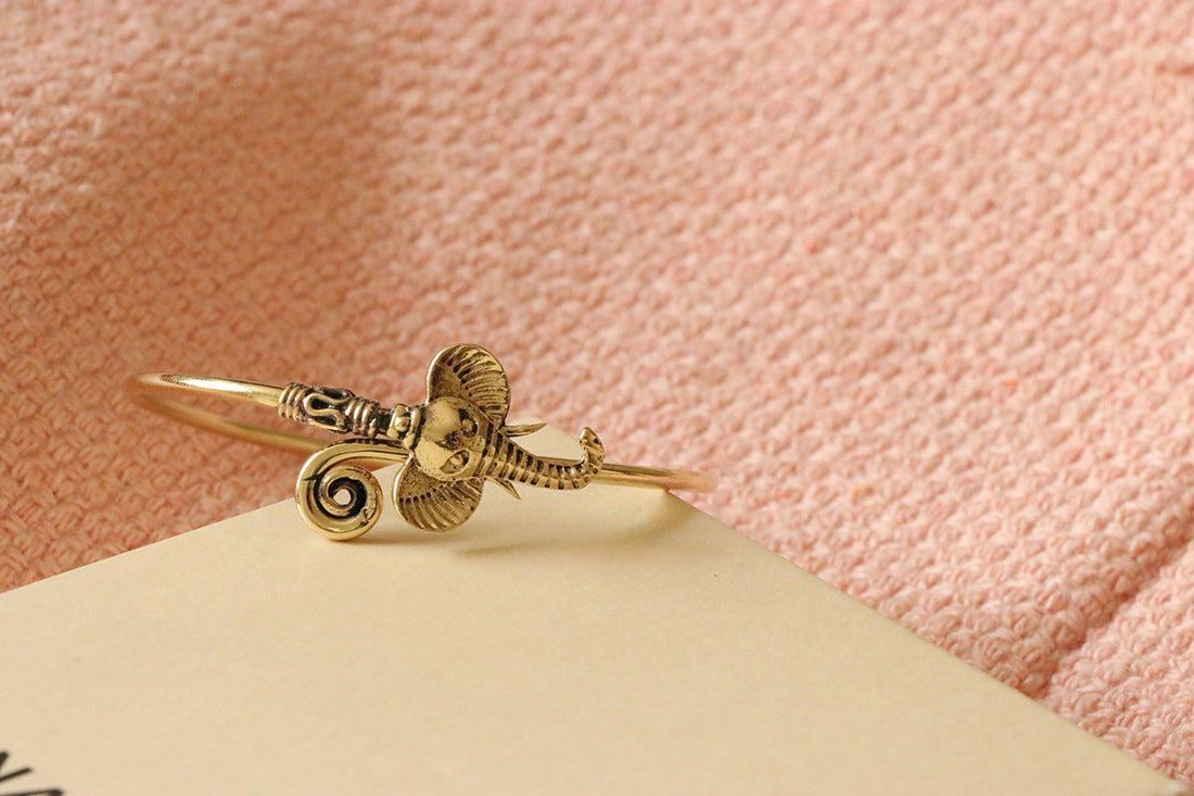 Elephant Bangle Bracelet
