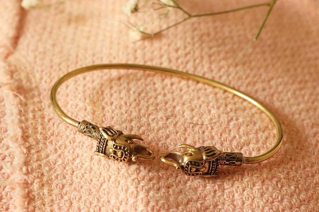 Elephant Bangle Bracelet