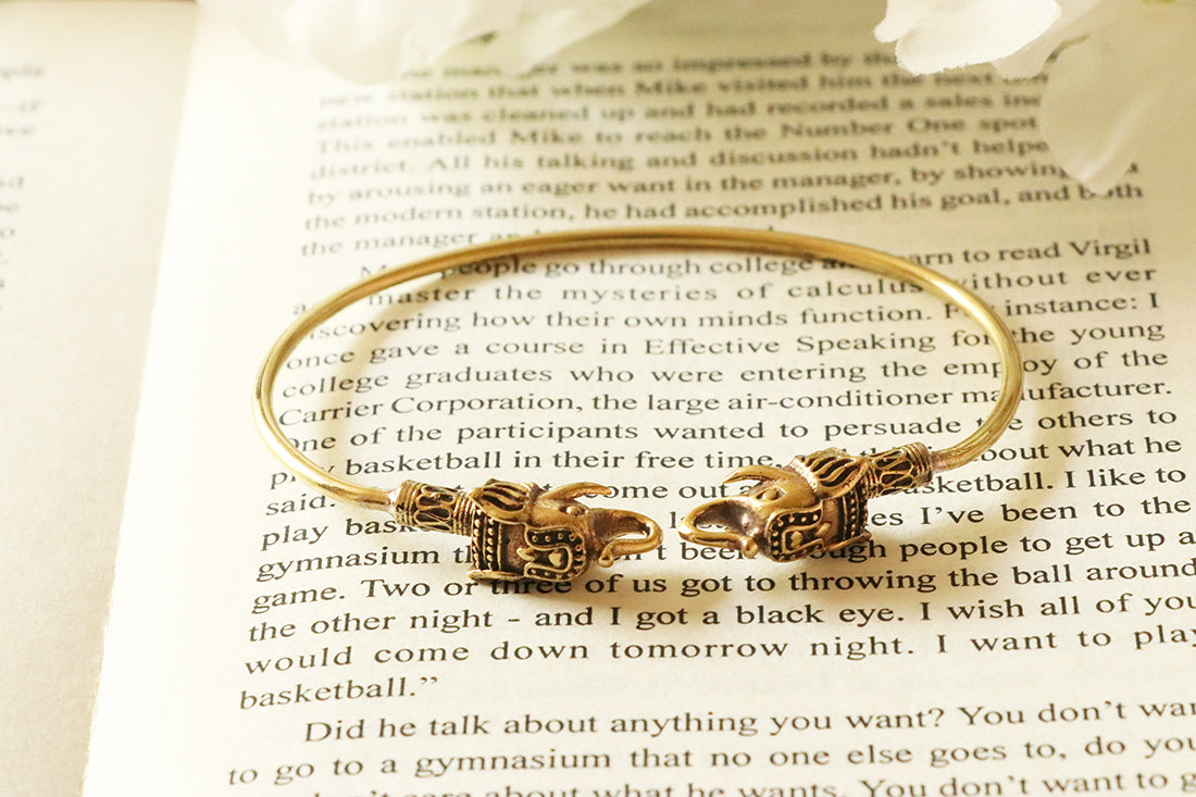 Elephant Bangle Bracelet