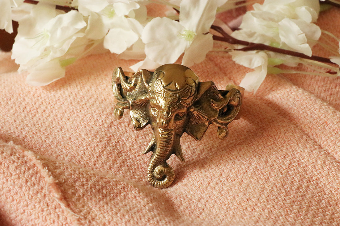 Gold Elephant Bracelet