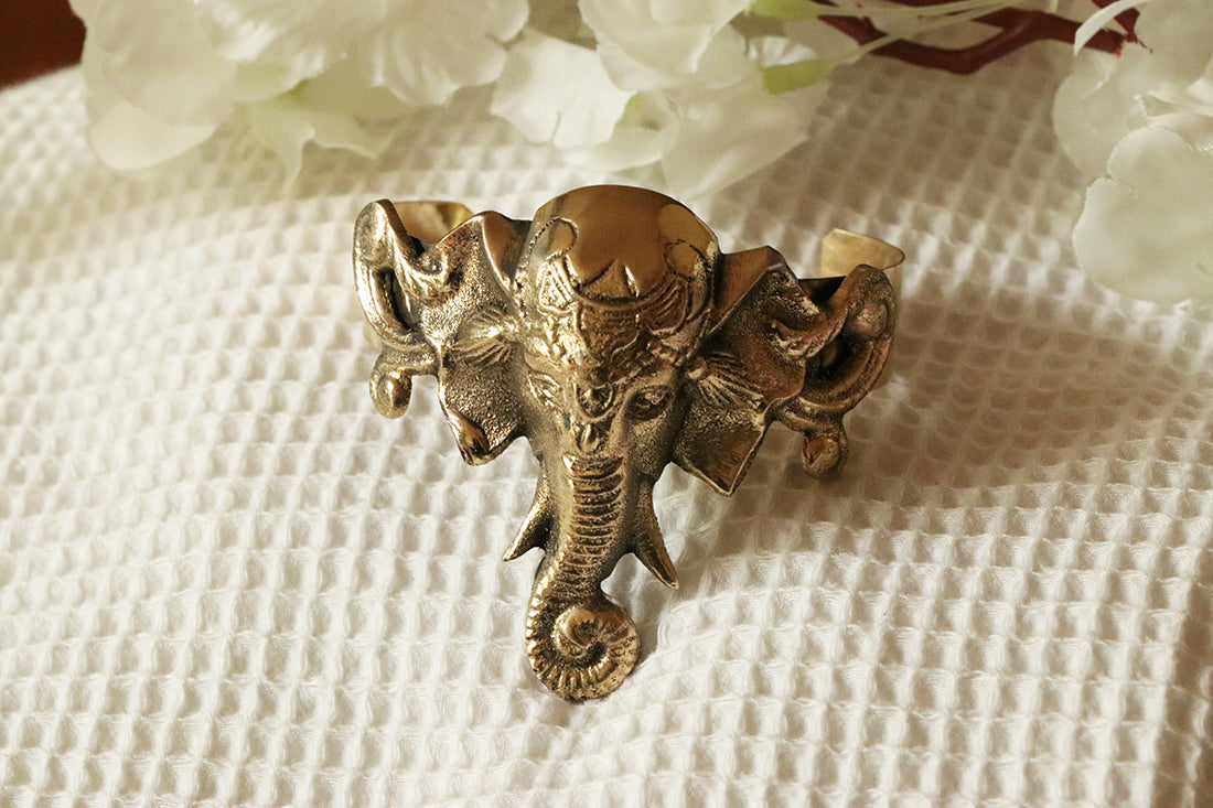 Gold Elephant Bracelet