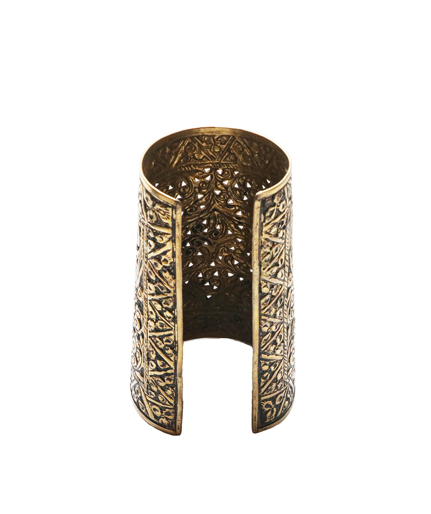 Etched Egyptian Statement Cuff