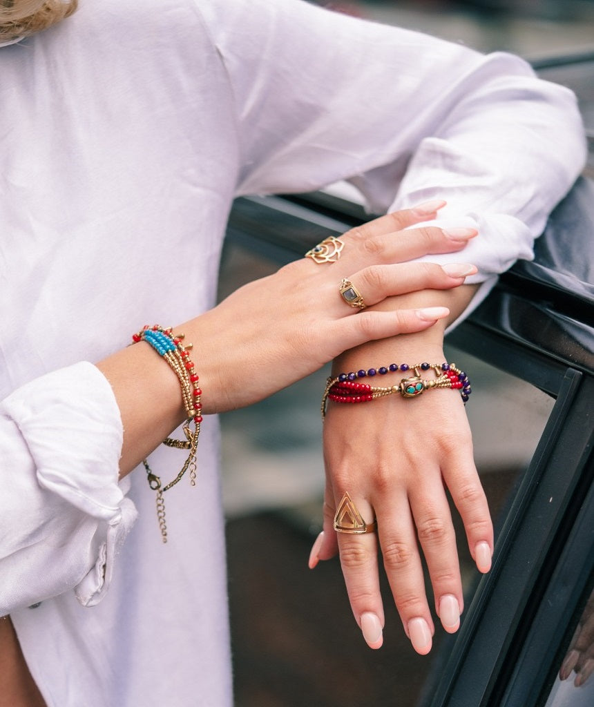 Geometric Triangle Ring