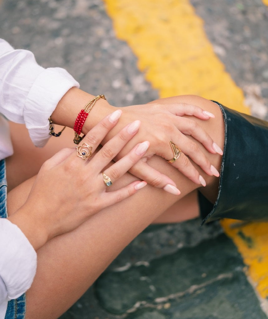 Geometric Triangle Ring