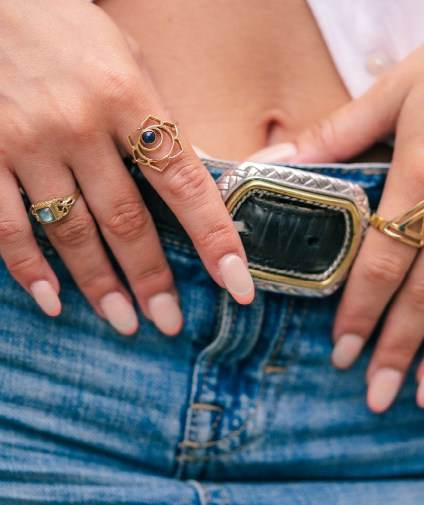 Geometric Triangle Ring