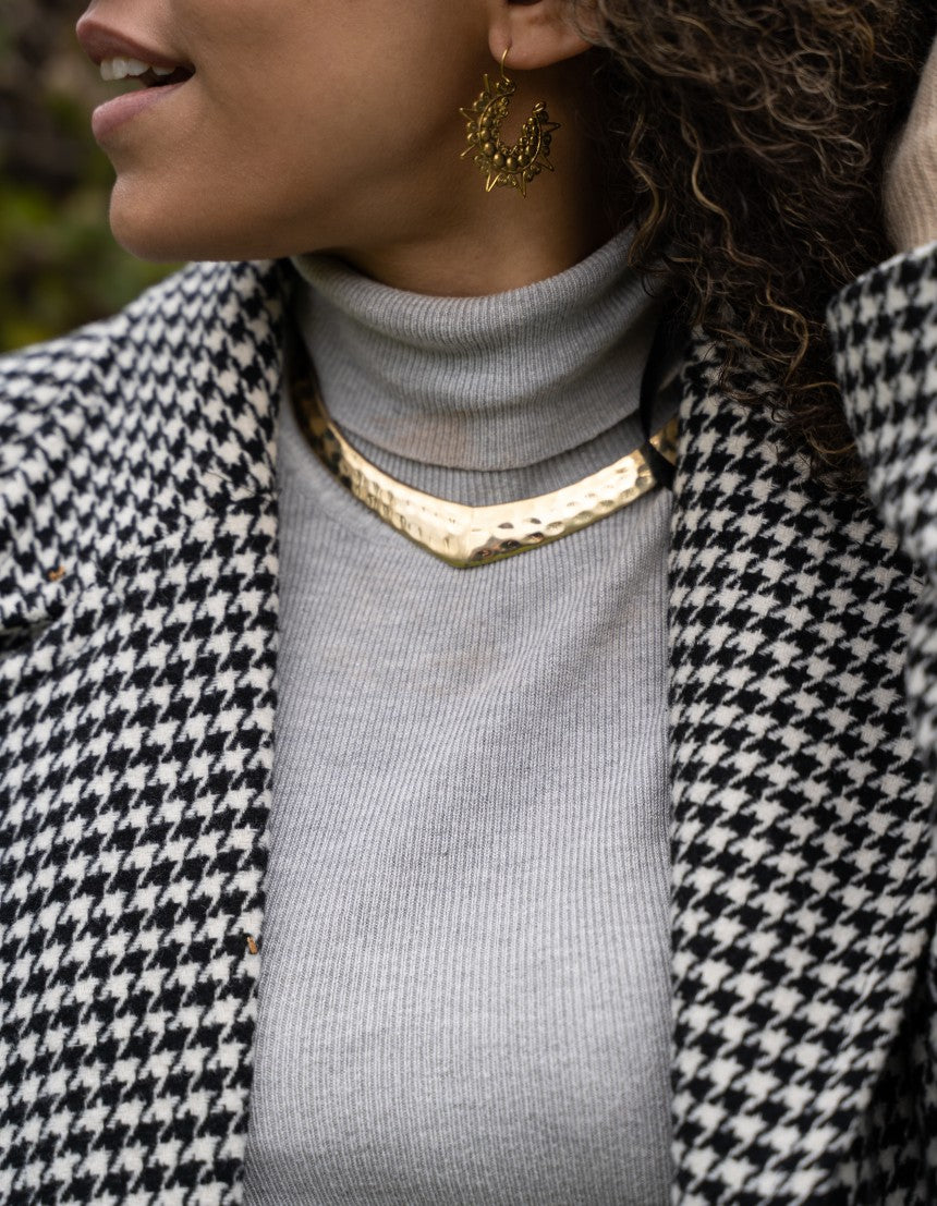 Hammered Collar Choker
