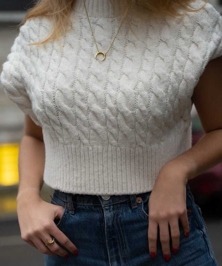 Gold Horn Necklace
