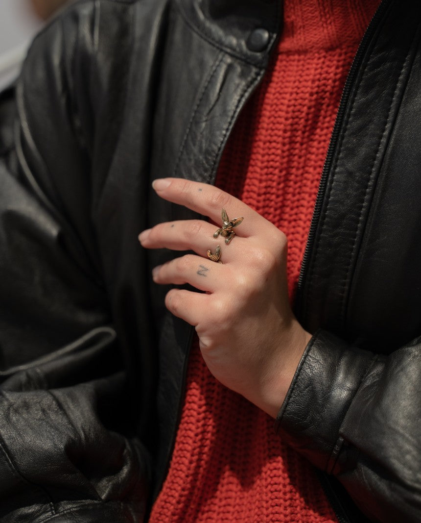 Gold Kangaroo Ring