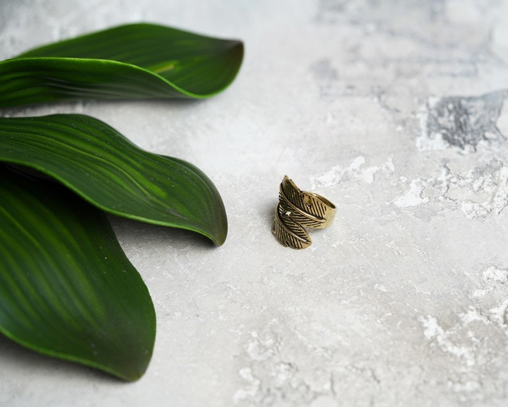 Leaf Wrap Ring