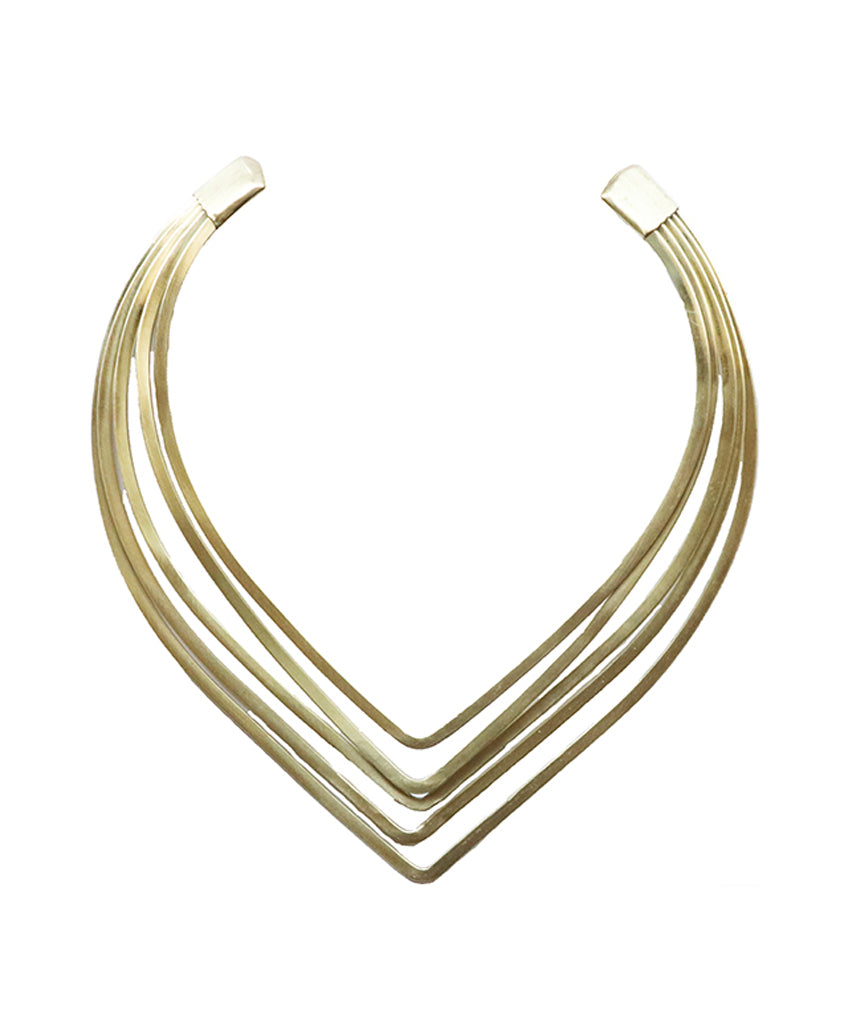 Gold Medussa Choker