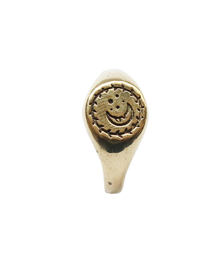 Smiley Signet Ring