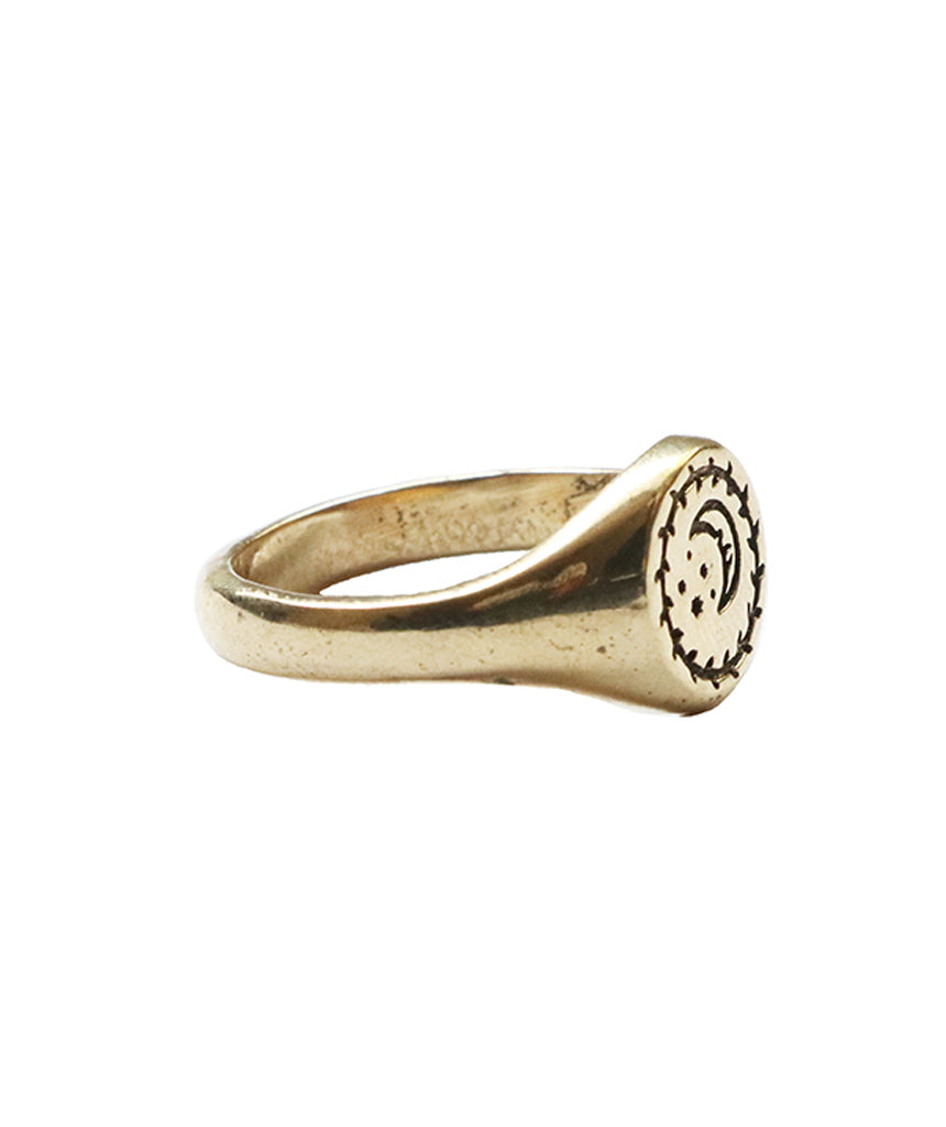 Smiley Signet Ring