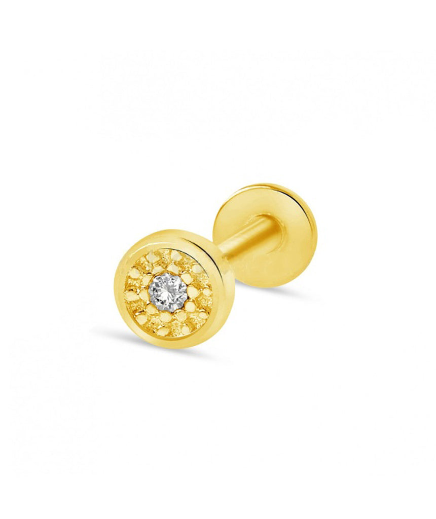Gold Surgical Steel Circle Tragus