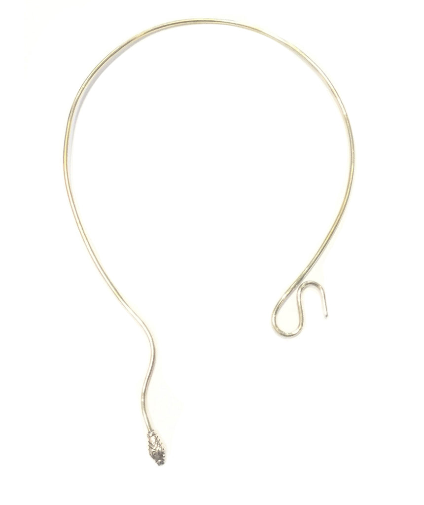 Gold Thin Snake Necklace