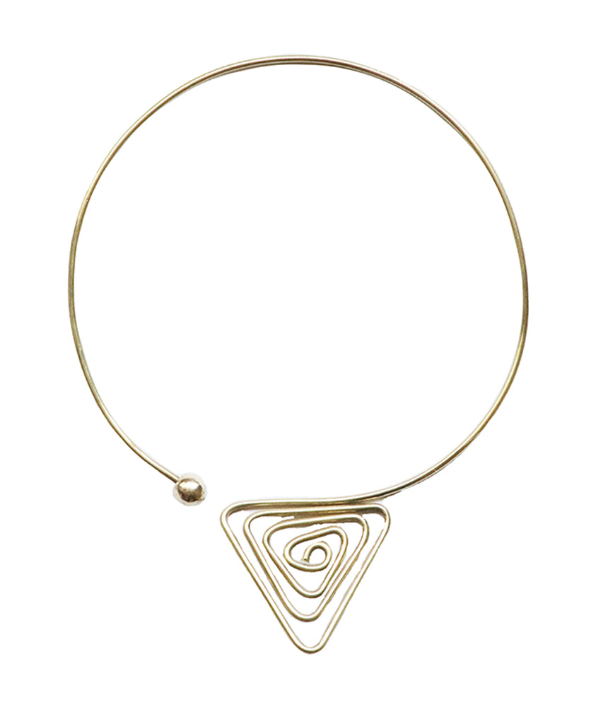 Triangle Pendant Choker
