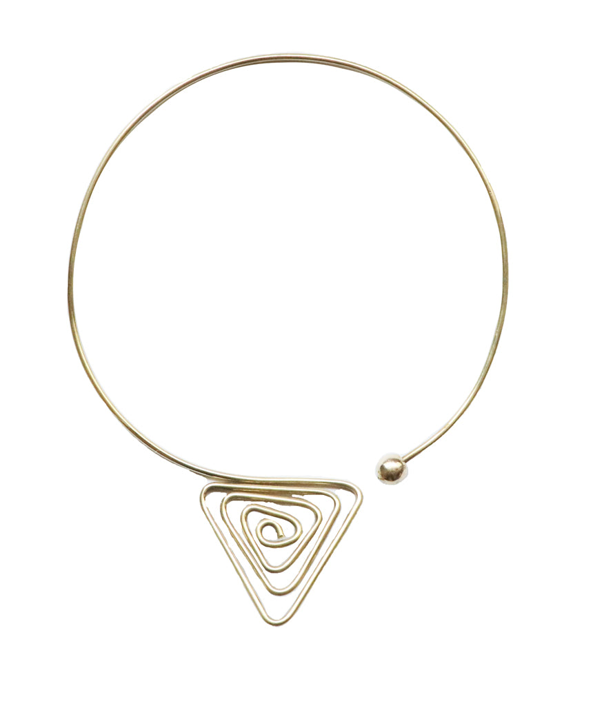 Triangle Pendant Choker