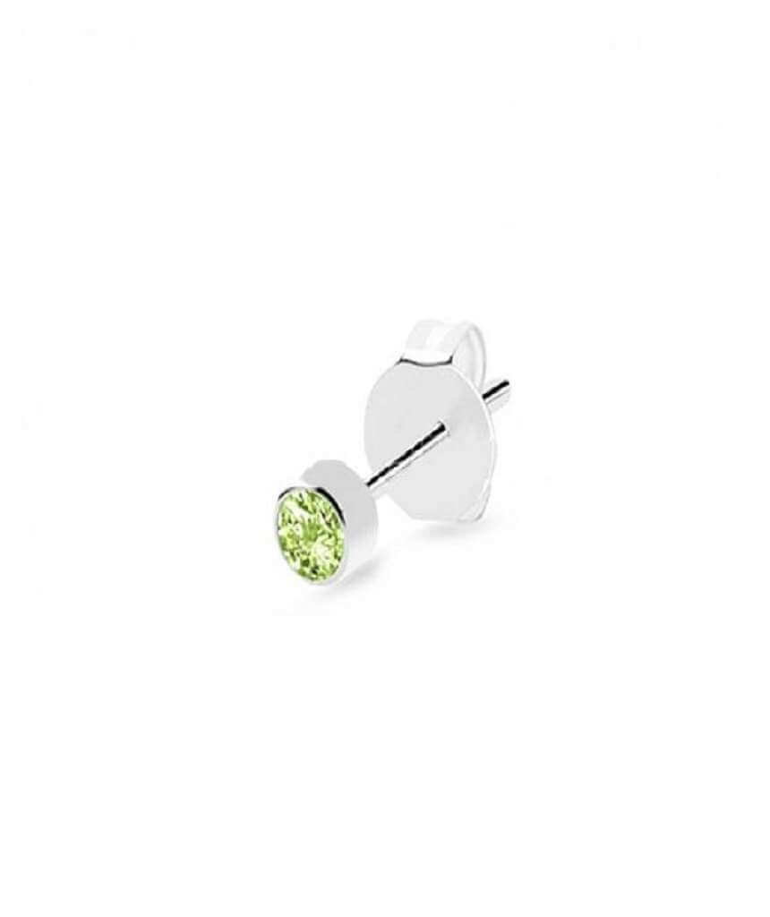 Green Classic Stone Ear Stud