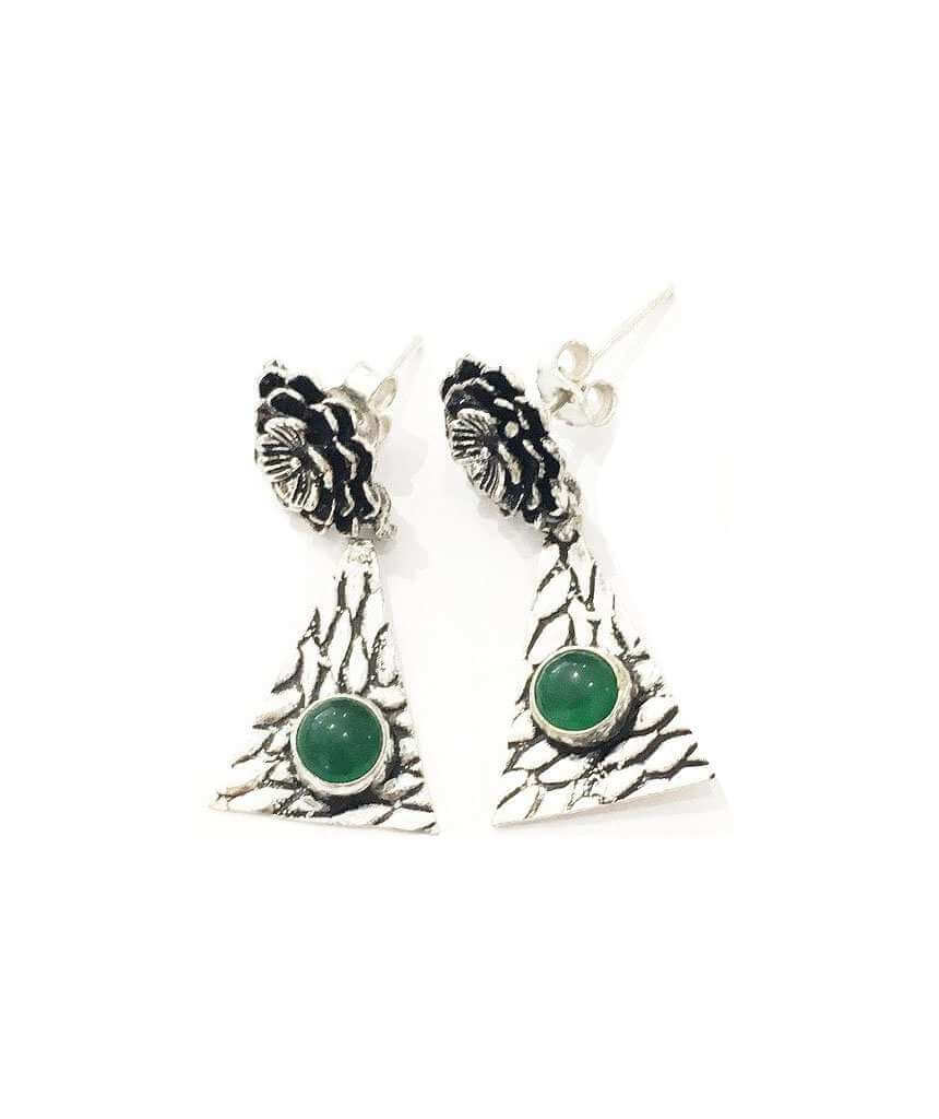 Green Forrest Fairy Earrings