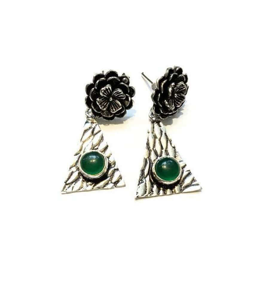 Green Forrest Fairy Earrings