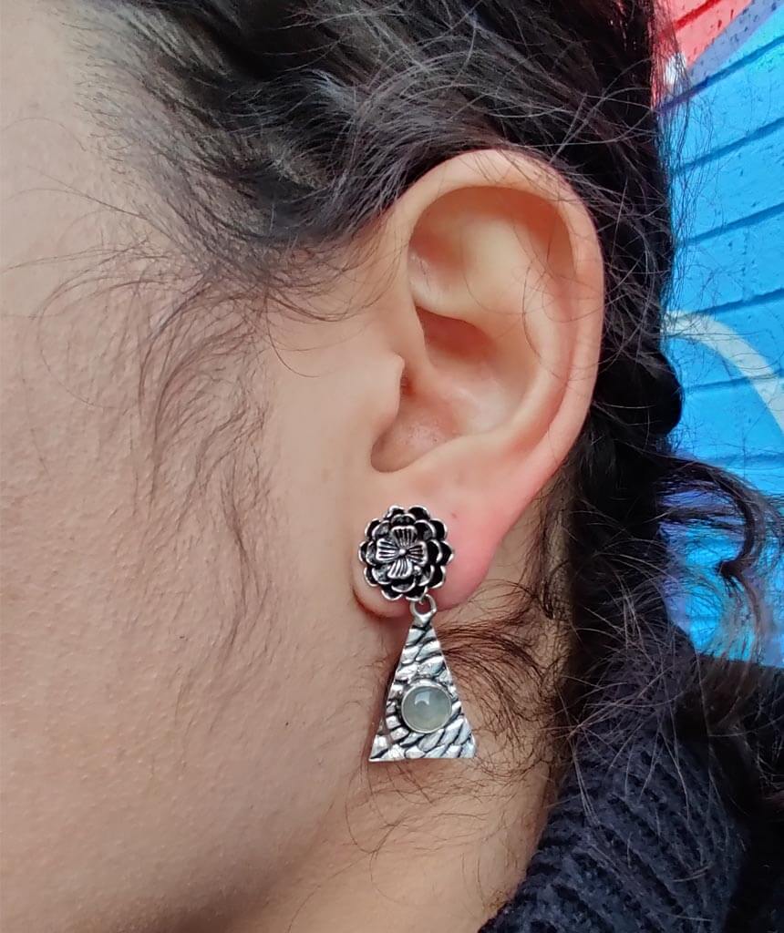 Grey Forrest Fairy Earrings