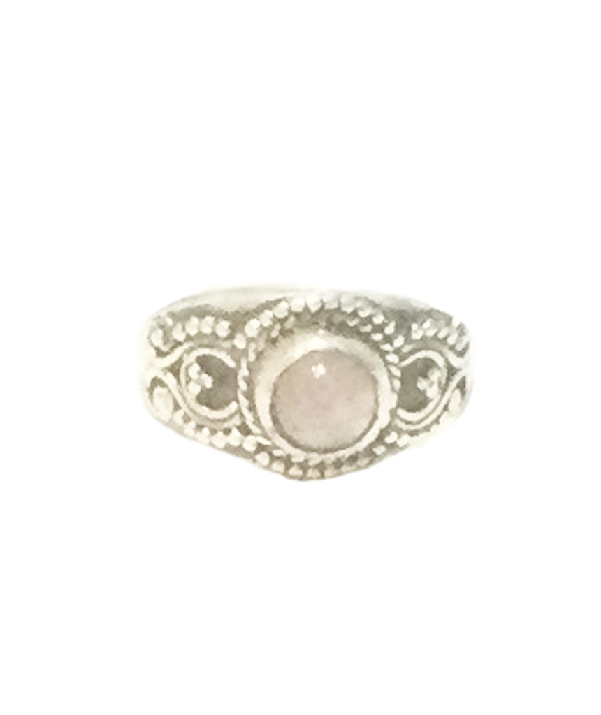 Silver Gemstone Ring