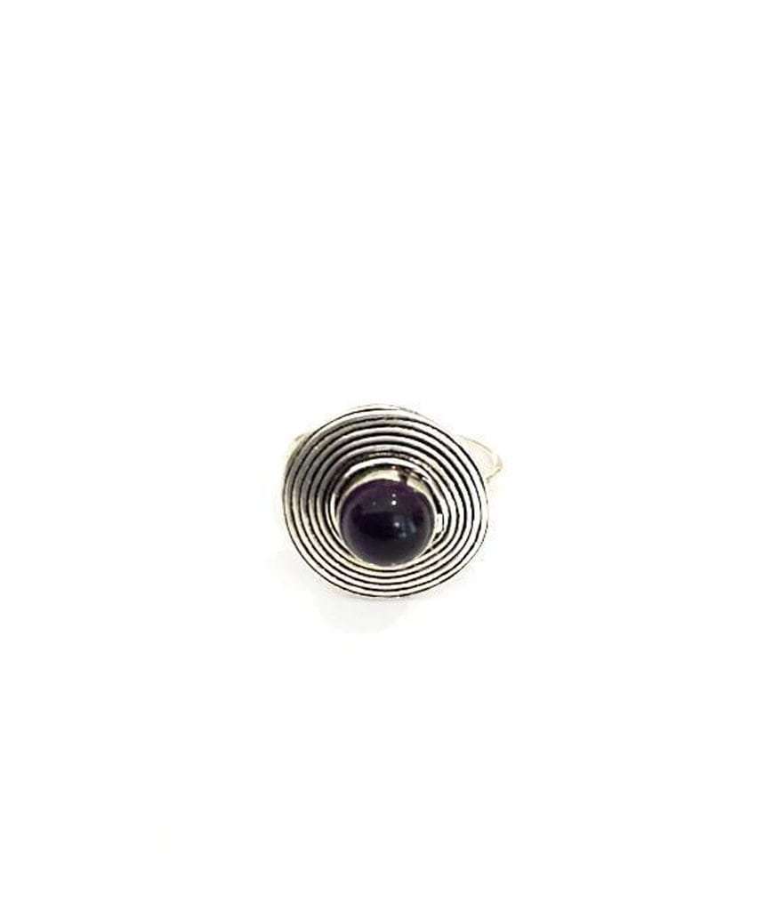 Circle Stone Ring