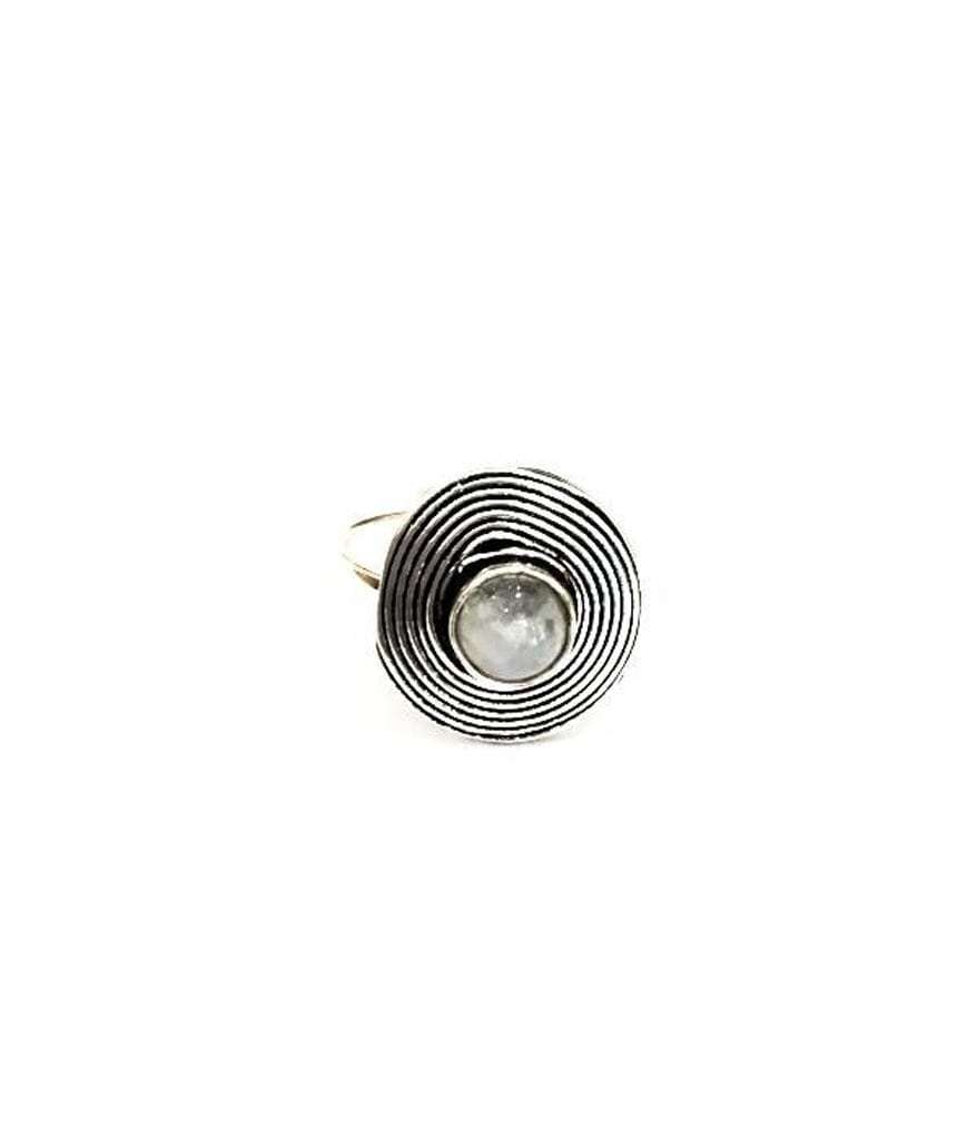 Circle Stone Ring