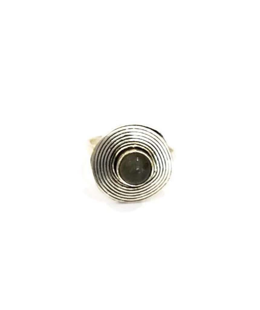 Circle Stone Ring