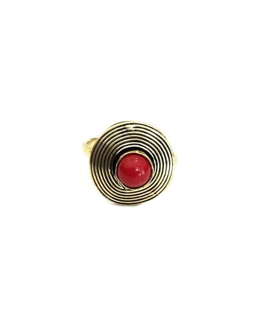 Circle Stone Ring
