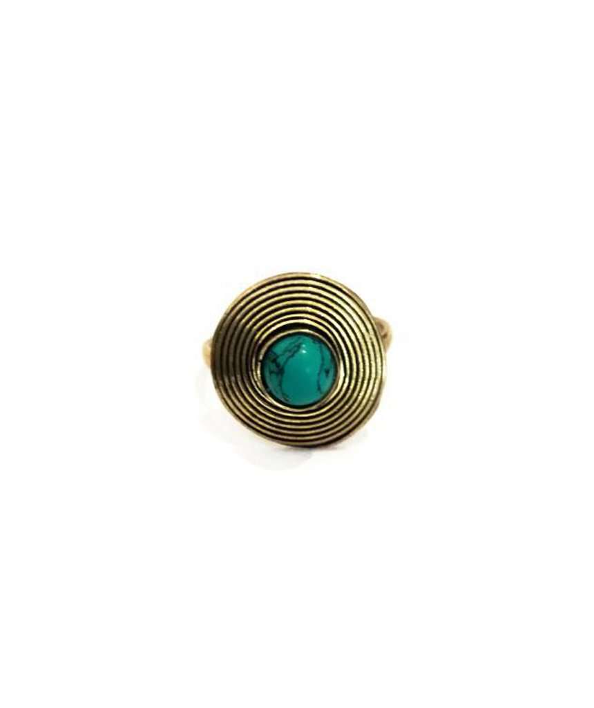 Circle Stone Ring
