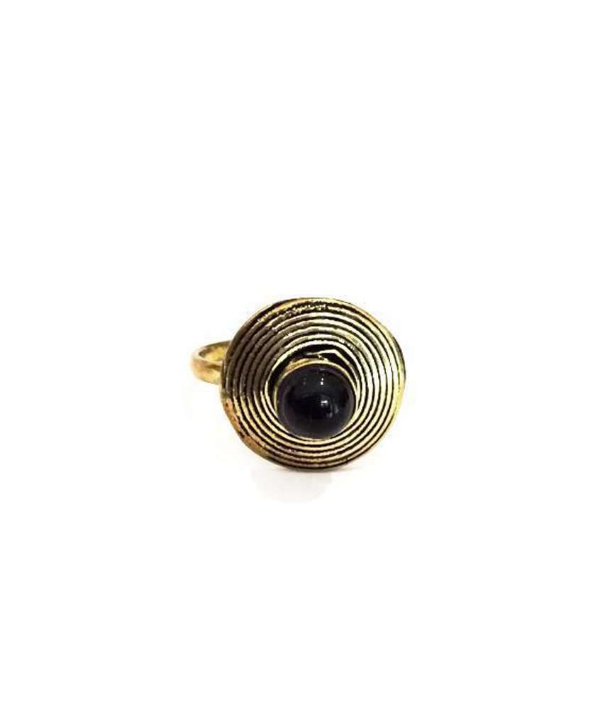 Circle Stone Ring