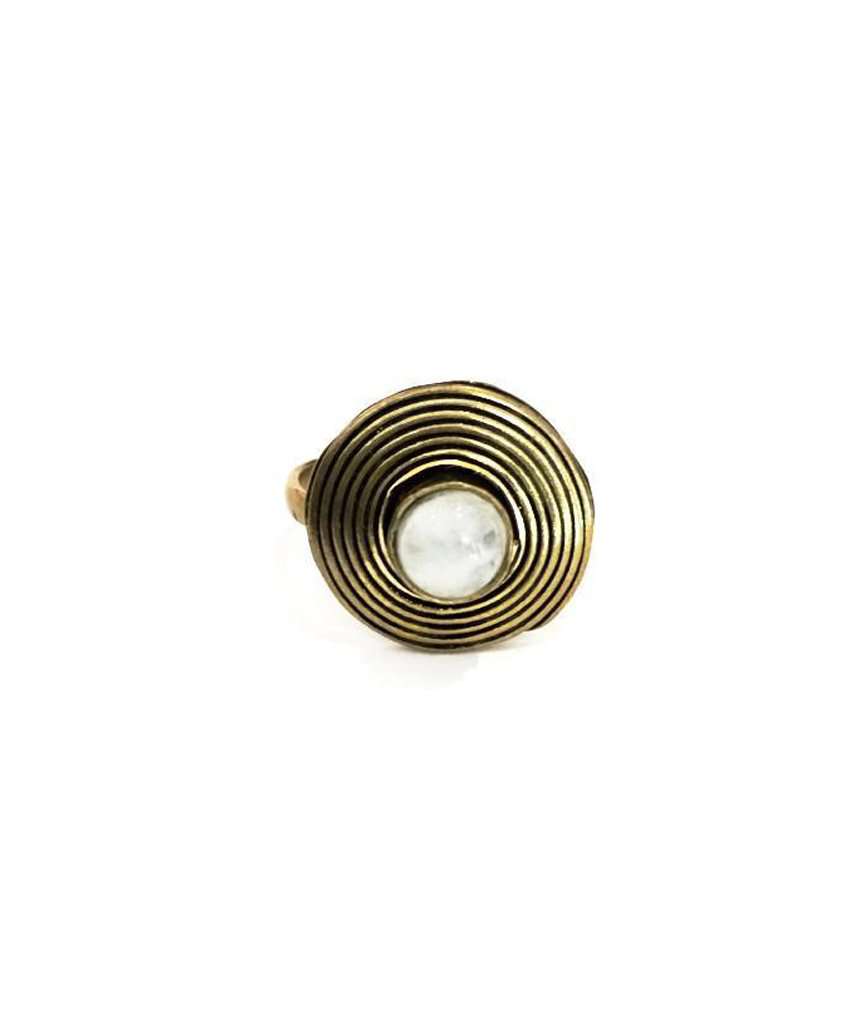 Circle Stone Ring