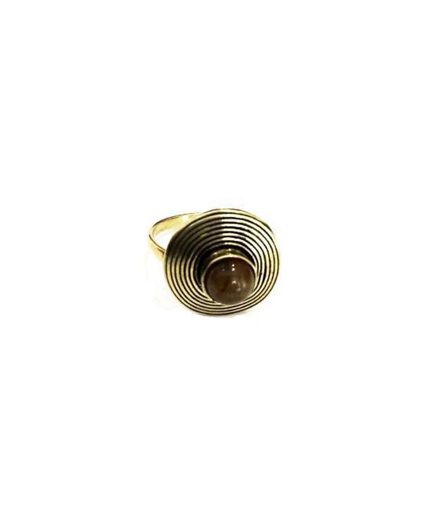 Circle Stone Ring