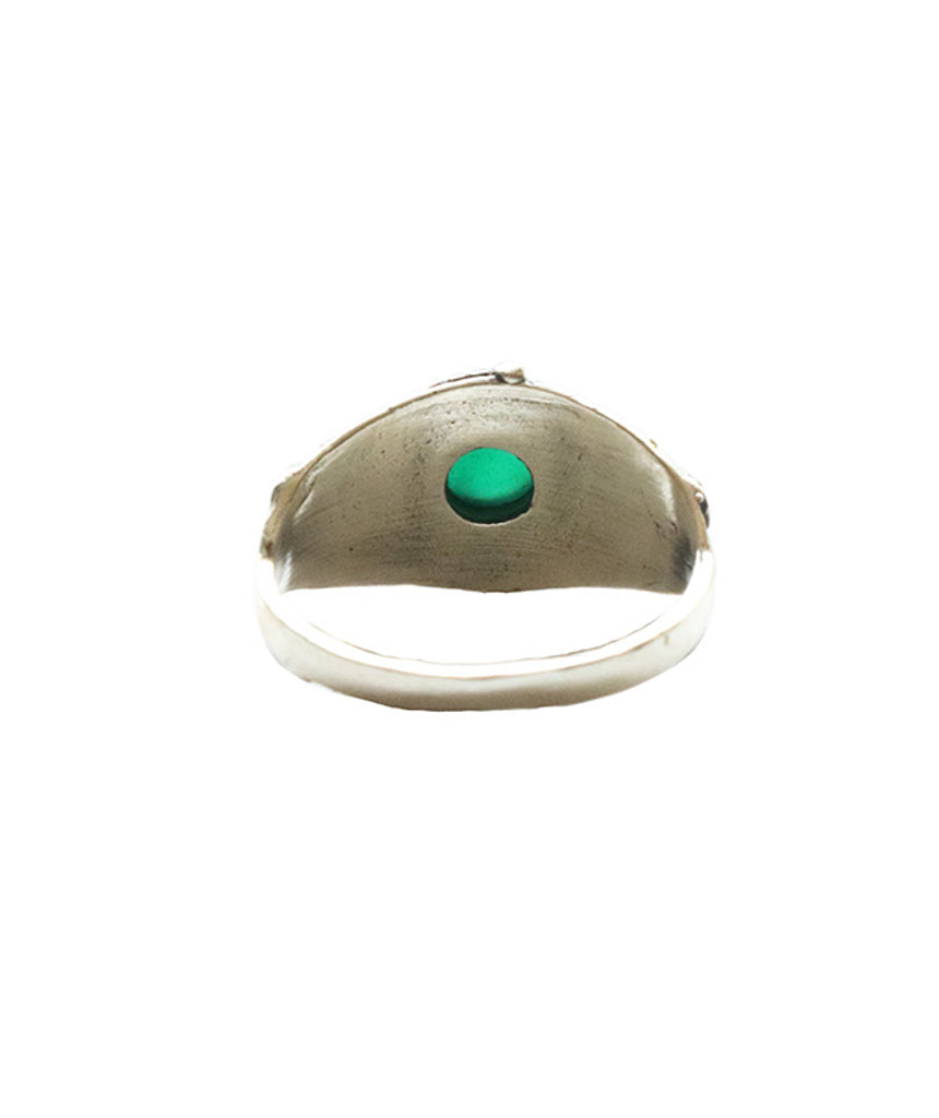 Silver Gemstone Ring