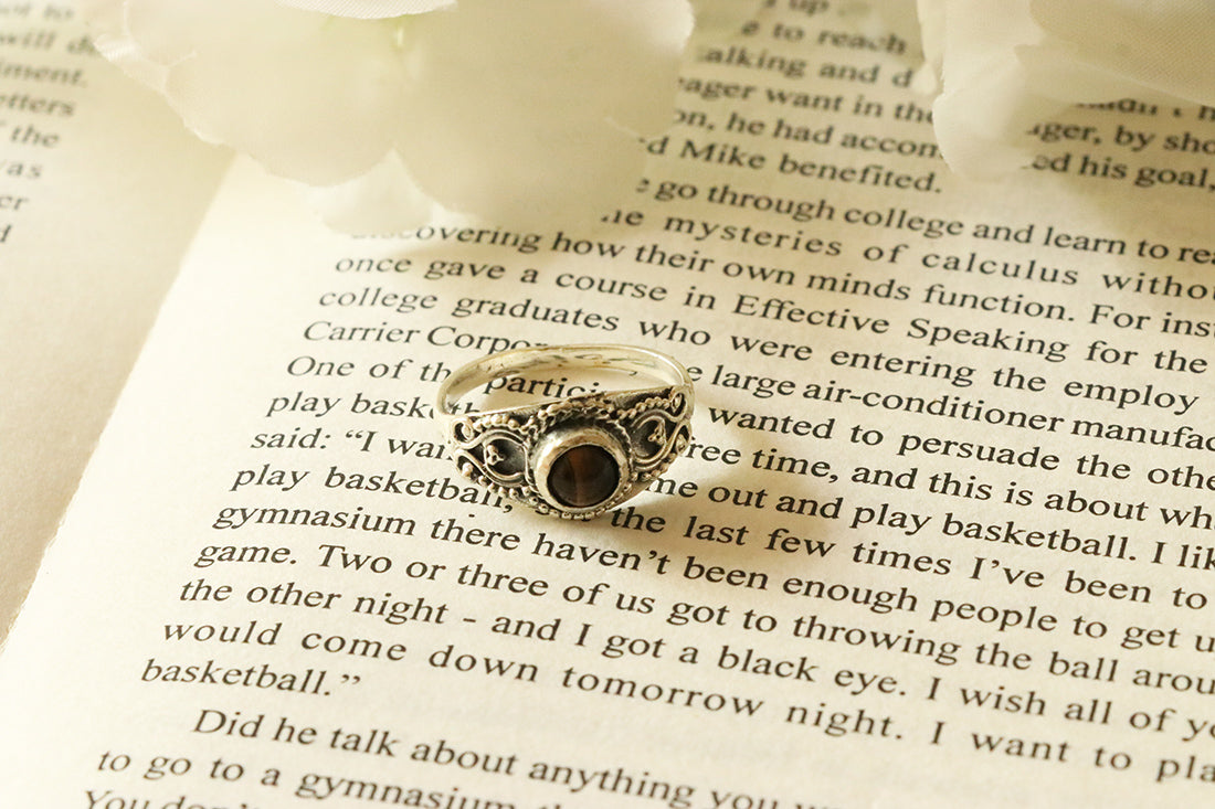 Silver Gemstone Ring