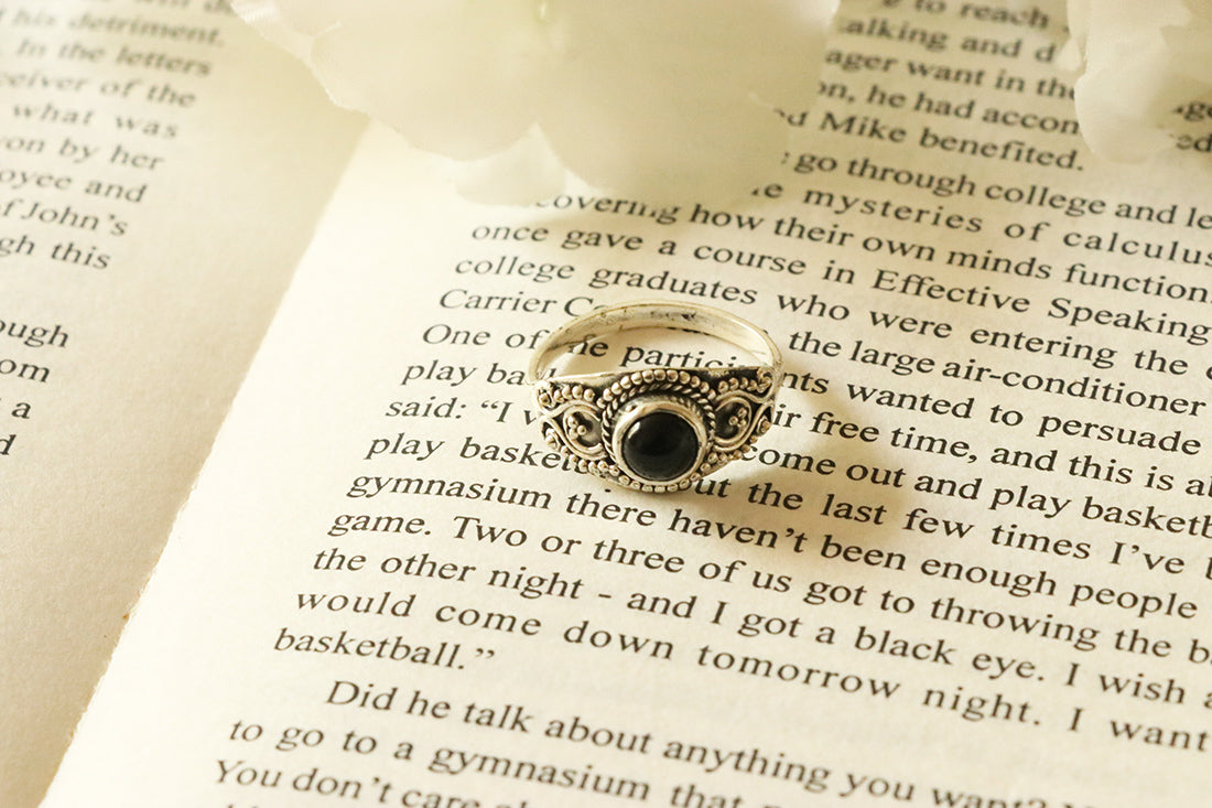 Silver Gemstone Ring