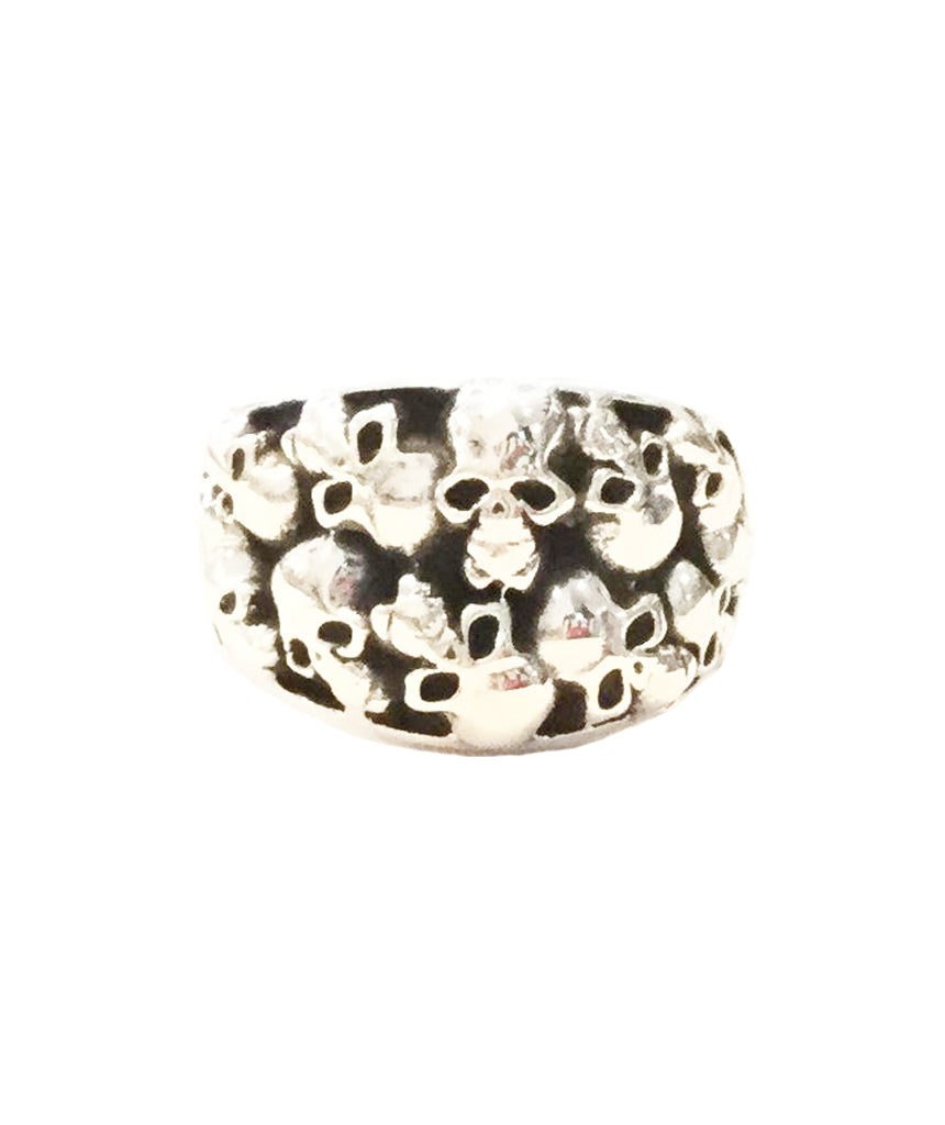 Premium Sterling Silver Skull Ring