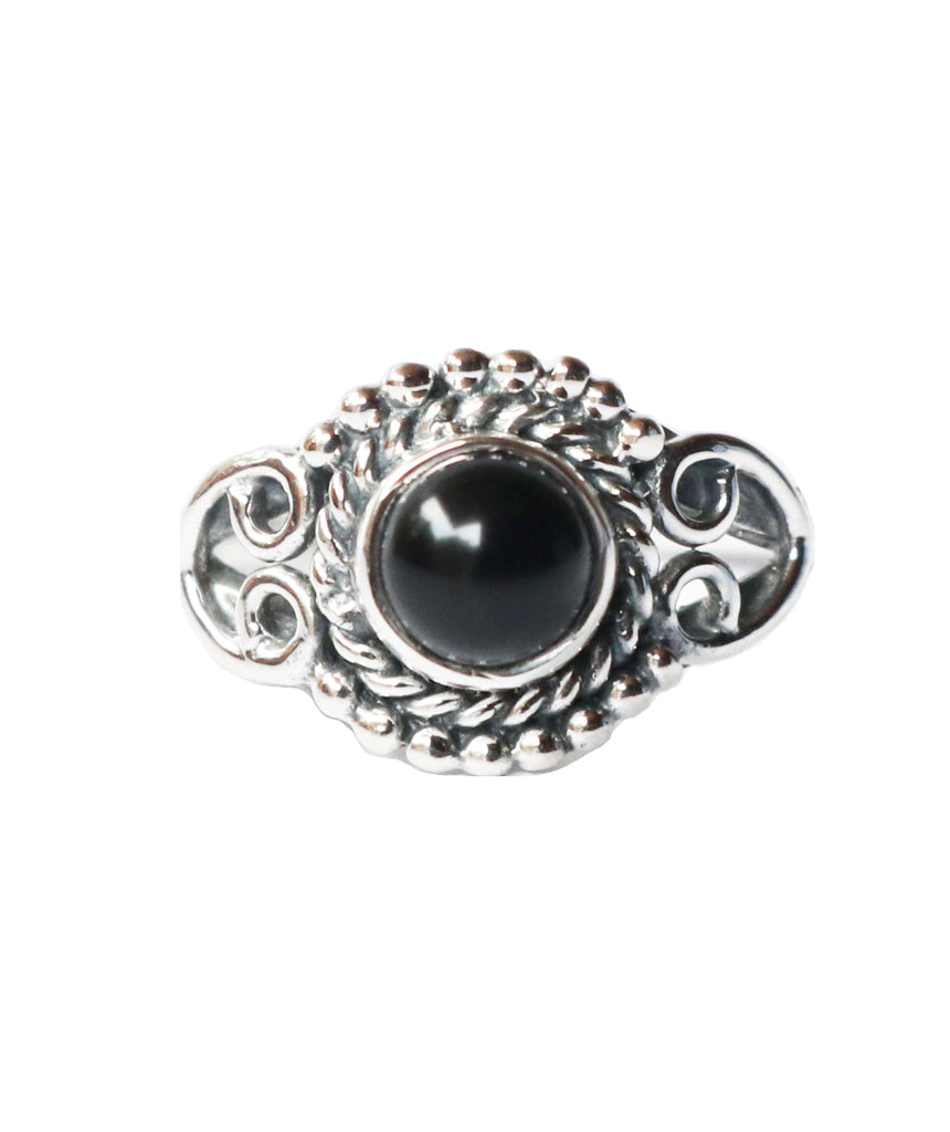 Sterling Silver Ring with Gemstone