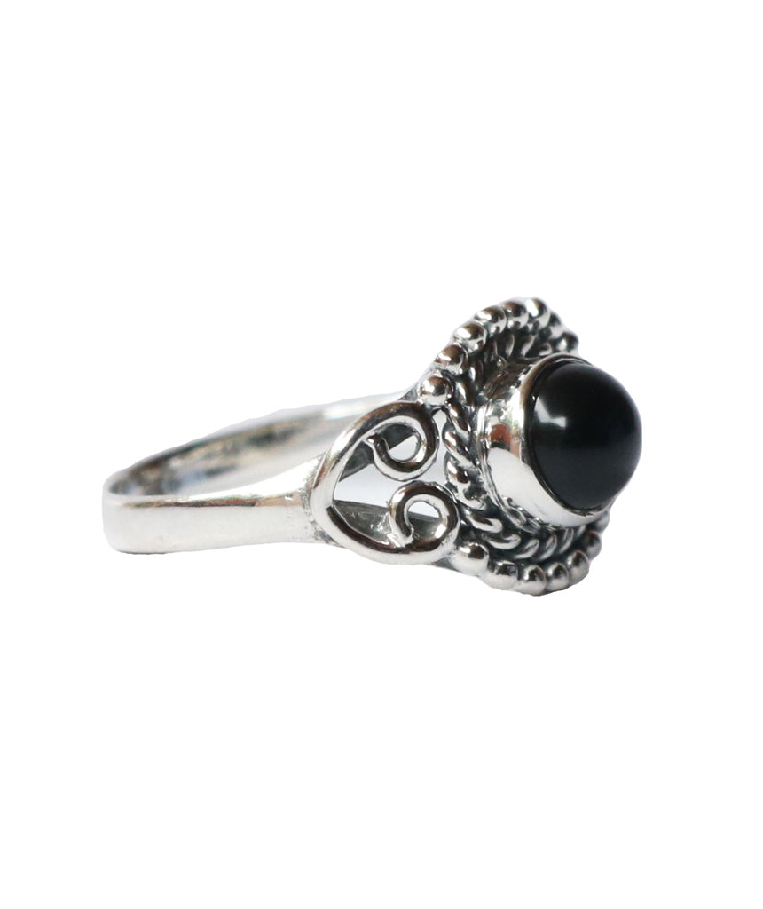 Sterling Silver Ring with Gemstone