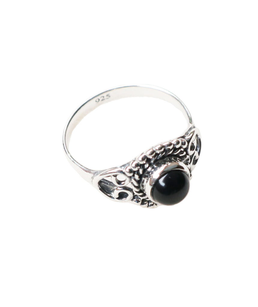 Sterling Silver Ring with Gemstone