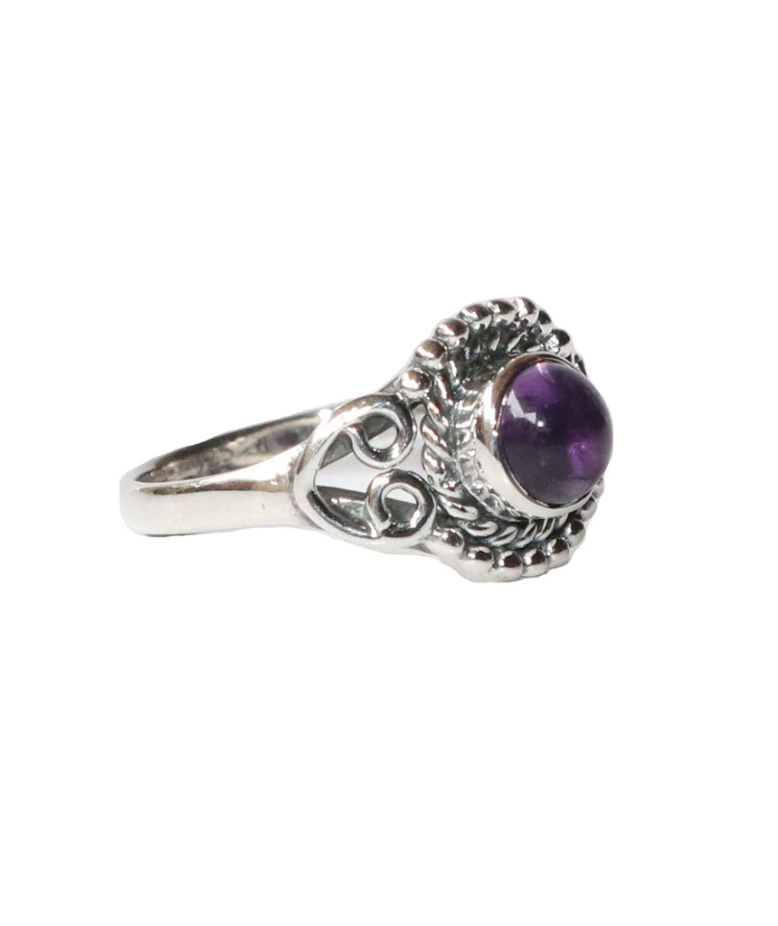 Sterling Silver Ring with Gemstone