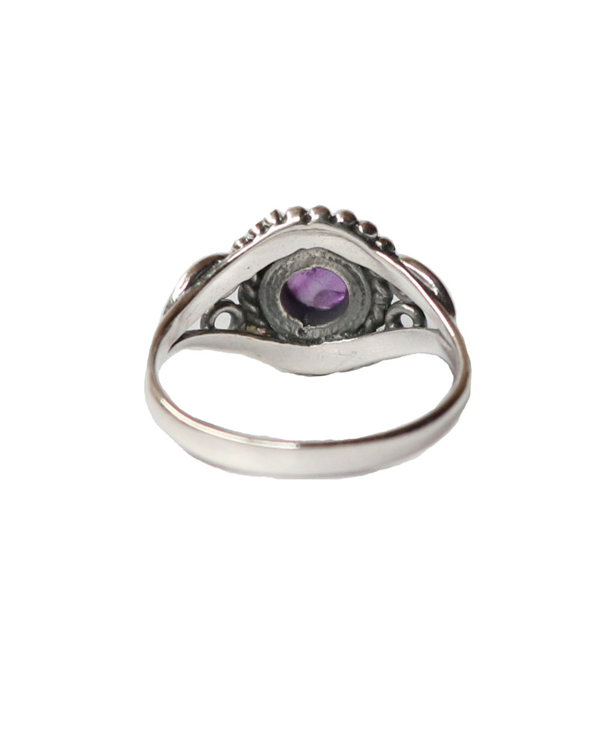 Sterling Silver Ring with Gemstone