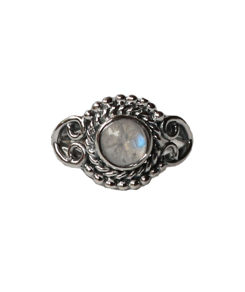 Sterling Silver Ring with Gemstone