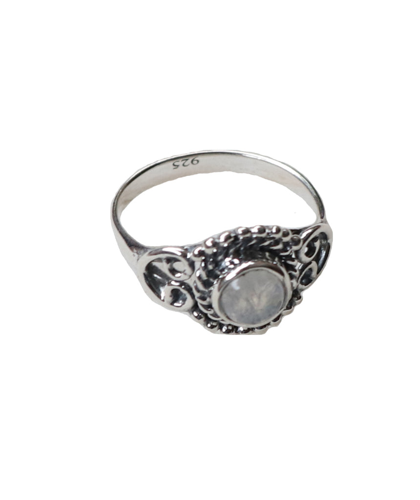 Sterling Silver Ring with Gemstone