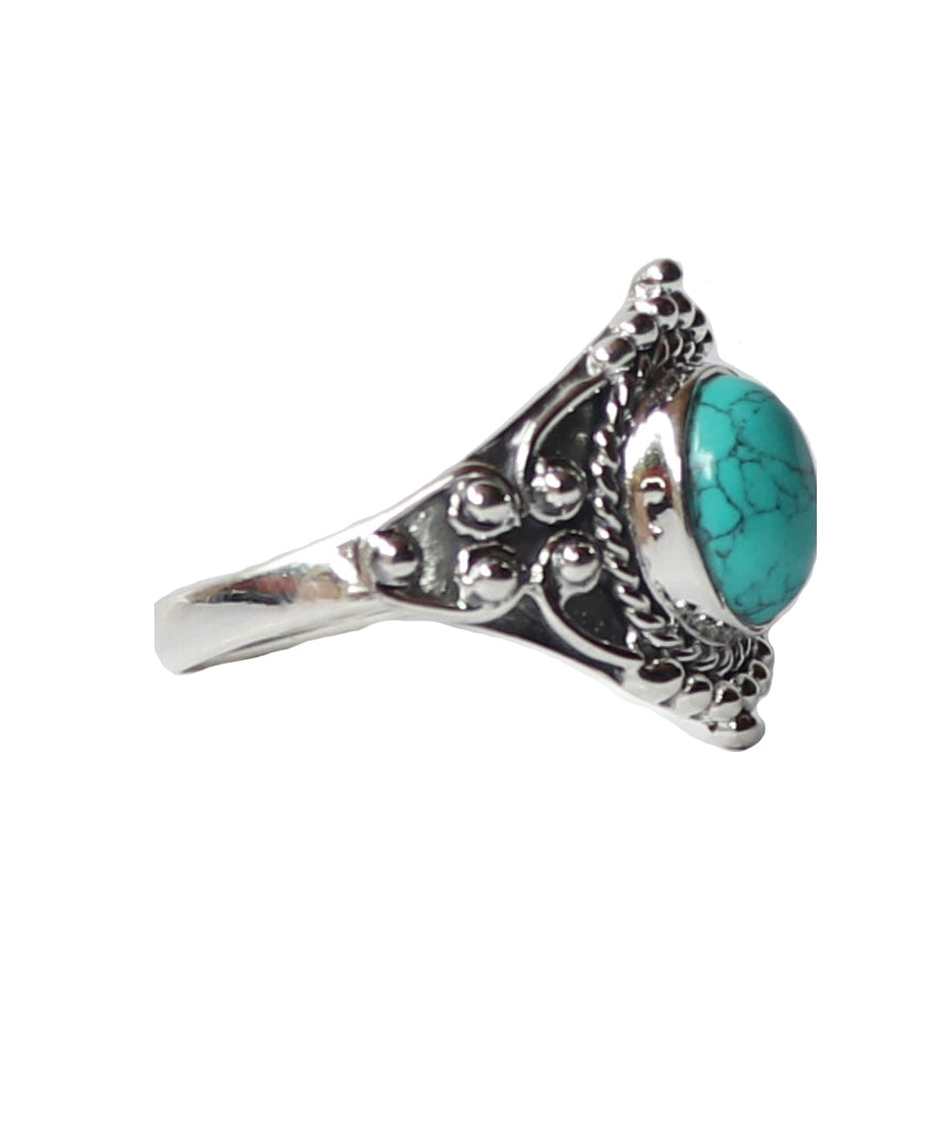 Sterling Silver Gemstone Ring