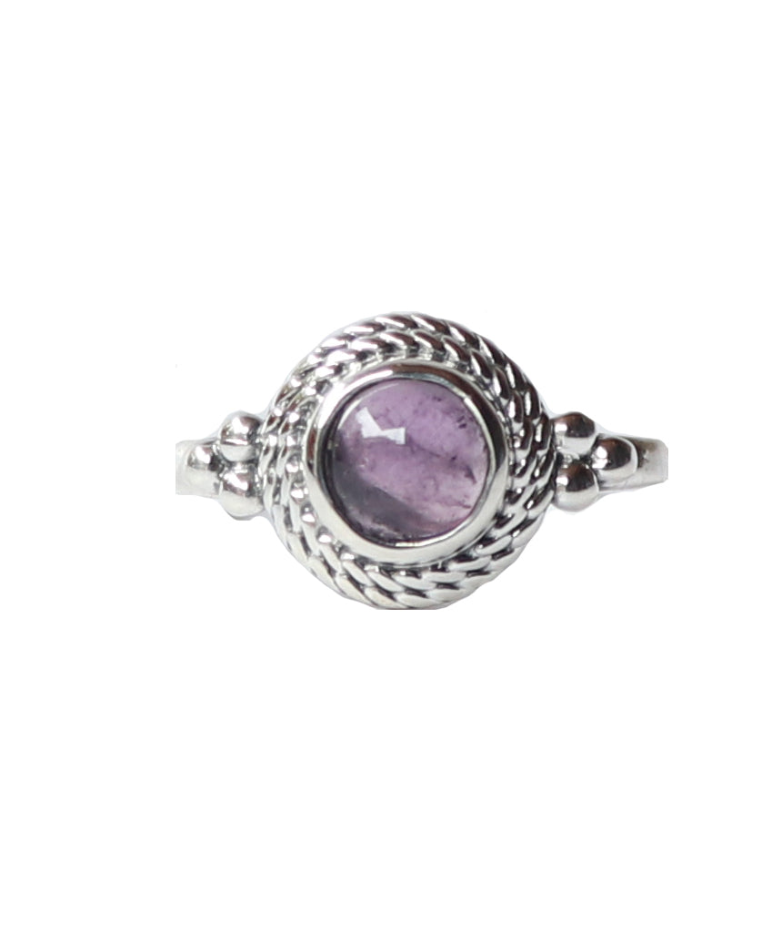 Sterling Silver Ring with Large Stone