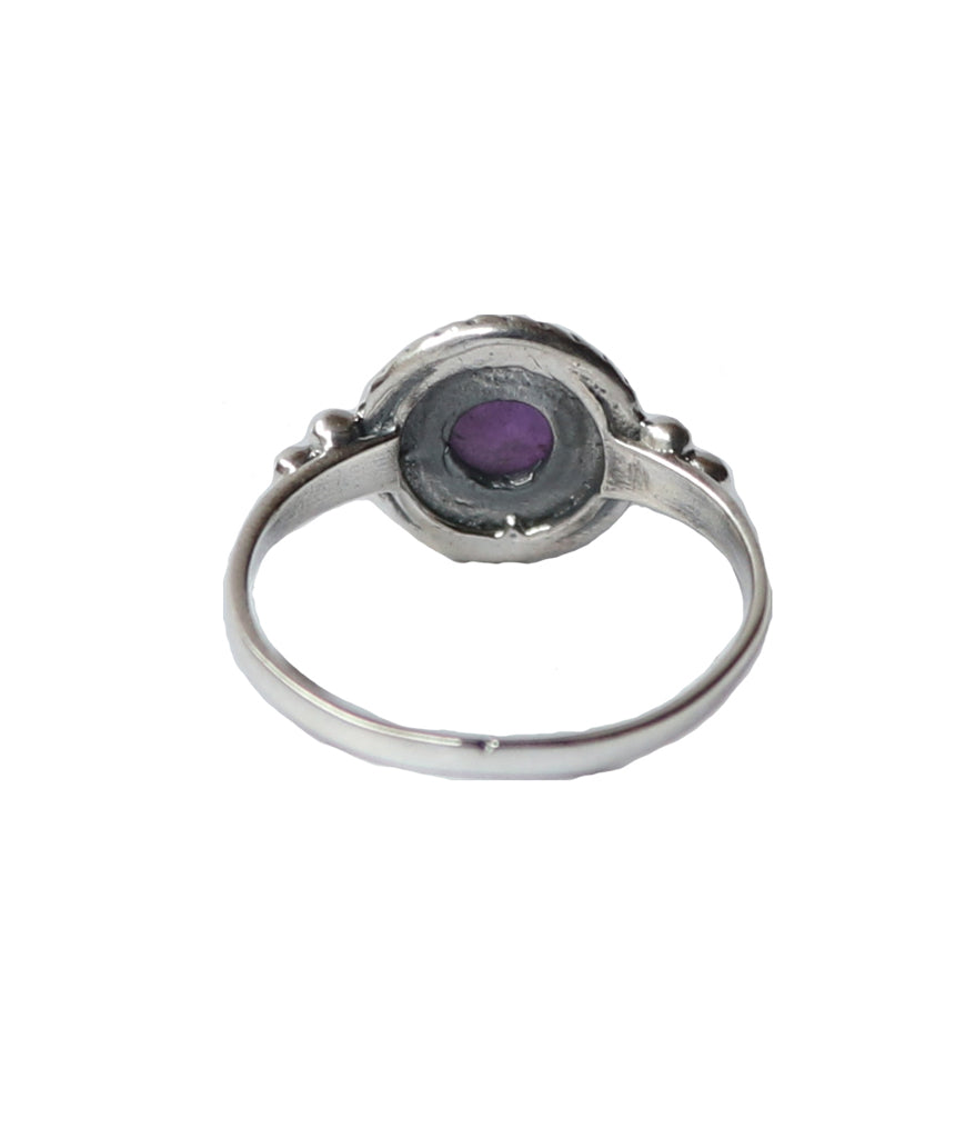 Sterling Silver Ring with Large Stone