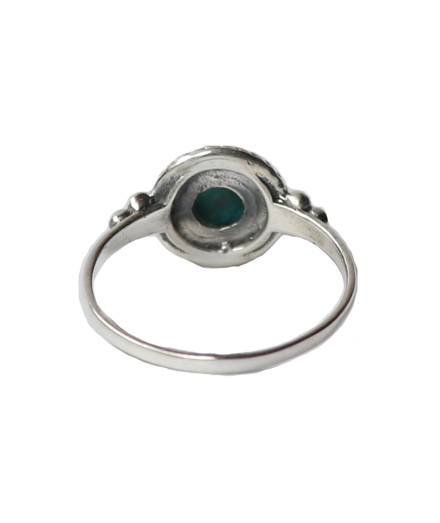 Sterling Silver Ring with Large Stone