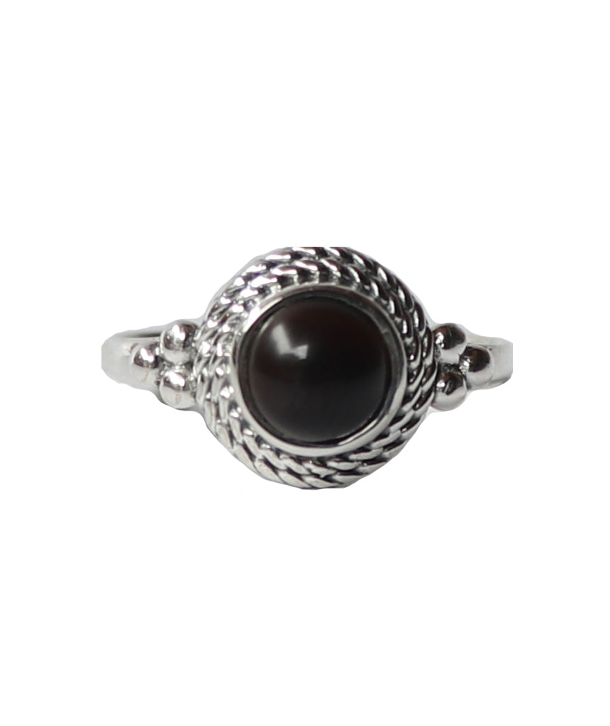 Sterling Silver Ring with Large Stone